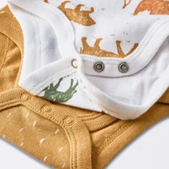 Baby 4pk Safari Animals Long Sleeve Bodysuit - Cloud Island™ -Baby Products Series GUEST 02bd04a6 5ee9 4a2a 9201 7b6c6cadbef4