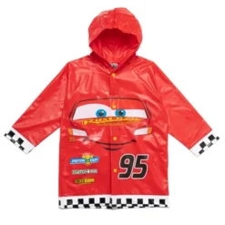 Disney Pixar Cars Lightning McQueen Waterproof Hooded Rain Jacket Coat Toddler -Baby Products Series GUEST 062e0388 95aa 42c2 a2f5 ca39b25e80db