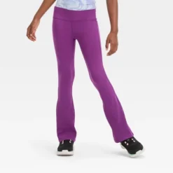 Girls' Flare Mid-Rise Leggings - All In Motion™ -Baby Products Series GUEST 07177897 0164 4345 9501 214fafa0feb7
