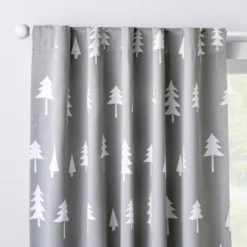 Blackout Curtain Panel Trees - Cloud Island Gray -Baby Products Series GUEST 0c1a6528 cfb3 4264 aa09 1708c1a308f8