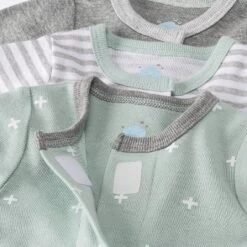 Baby 3pk Basic Romper - Cloud Island™ Gray Preemie -Baby Products Series GUEST 0f61c4c1 9cb5 422d 8e23 6404c940c423
