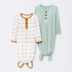 Baby 2pk Modal NightGown - Cloud Island™ Blue -Baby Products Series GUEST 1092f748 b540 4833 9ad0 3d4b8e1d8adc