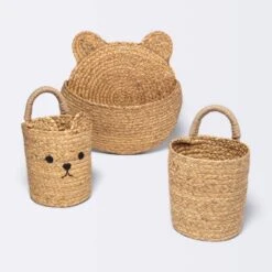 Hanging Wall Storage Basket - Cloud Island™ - Bear -Baby Products Series GUEST 1a920786 9cce 4717 9552 3140e9ed879c