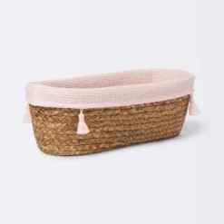 Natural Weave Oval Storage Bin With Waffle Weave Liner - Cloud Island™ 9 Natural Weave Oval Storage Bin With Waffle Weave Liner - Cloud Island™ -Baby Products Series GUEST 1e6641ca 4f0e 49c7 9393 e36b79ebf5a7