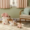 Pom-Pom Kids' Storage Basket Cream - Pillowfort™