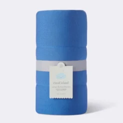 Rayon From Bamboo Quilted Baby Blanket - Blue - Cloud Island™ -Baby Products Series GUEST 2253a285 cdaf 45ad abdf cbceec2de7e1