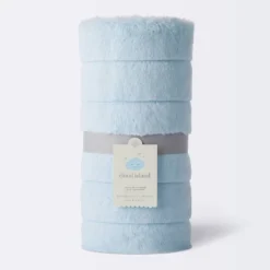 Faux Fur With Channel Carving Baby Blanket - Cloud Island™ - Light Blue -Baby Products Series GUEST 31d2cbc6 2b68 4831 954c 328cef1bd018