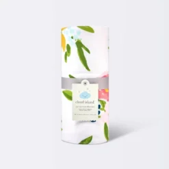 Jersey Knit Reversible Baby Blanket Floral - Cloud Island™ - White -Baby Products Series GUEST 3c24ceb1 8347 42cd bf95 9b9f632b5951