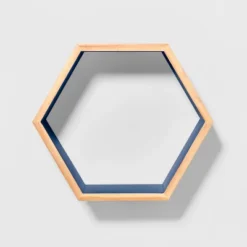 Natural Wood Hexagon Kids' Shelf - Pillowfort™ -Baby Products Series GUEST 41064ba5 959a 43a8 9f1d 2dbd088b21e5