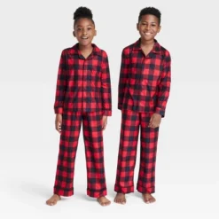 Kids' Buffalo Check Matching Family Pajama Set - Wondershop™ Red -Baby Products Series GUEST 475d4c3f d4c6 40b4 a361 833533c84e3d