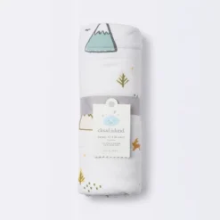 Jersey Knit Reversible Baby Blanket Adventures - Cloud Island™ White/Gray/Pink -Baby Products Series GUEST 4fad5fcb 442b 4b41 8ddf c3018caa1f57