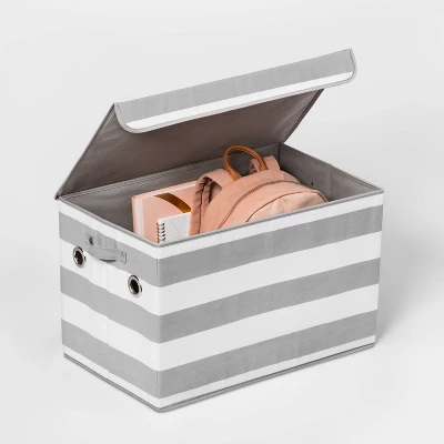 Large Rectangle Kids' Storage Striped Bin - Pillowfort™ 2 Large Rectangle Kids' Storage Striped Bin - Pillowfort™ - Image 2