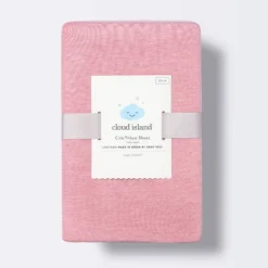 Polyester Rayon Fitted Crib Sheet - Solid Mauve - Cloud Island™ -Baby Products Series GUEST 578337d4 9578 4720 af41 7199c3819cf4
