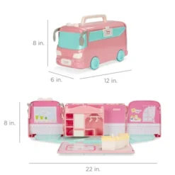 Best Choice Products Camper Van Playset Pretend Play Dollhouse Toy With 54 Accessories And Tiny Critters For Kids -Baby Products Series GUEST 5c195da2 ae58 40b5 bda9 e10c011621f9
