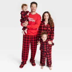 Kids' Buffalo Check Matching Family Pajama Set - Wondershop™ Red -Baby Products Series GUEST 5f5f25b1 2e78 46de 883f 926583c529ce