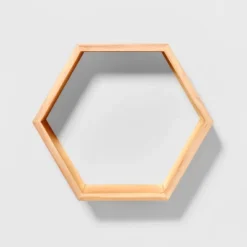 Natural Wood Hexagon Kids' Shelf - Pillowfort™ -Baby Products Series GUEST 671c6bc8 098a 4ba2 824a d974e741bd3e