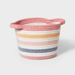 Striped Coiled Rope Kids' Storage Bin - Pillowfort™ -Baby Products Series GUEST 69aa9ee9 051f 4555 86cb 500da444d1d4