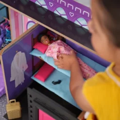 KidKraft 2-in-1 Wooden Hotel & Waterslide Dollhouse -Baby Products Series GUEST 74139a65 74e8 4747 abf7 3430c6c6b6e3