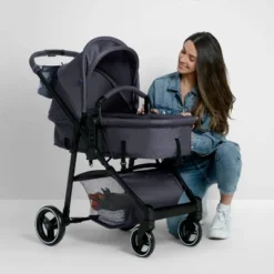 BabyGap By Delta Children 2-in-1 Carriage Stroller -Baby Products Series GUEST 75a0311a 3b12 4716 8702 087c0356ad2a