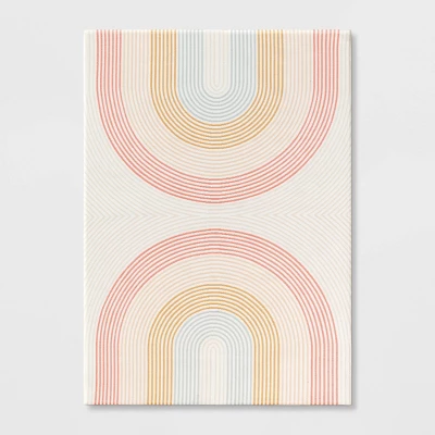 Rainbow Tapestry Kids' Rug - Pillowfort™ 4 Rainbow Tapestry Kids' Rug - Pillowfort™ - Image 4