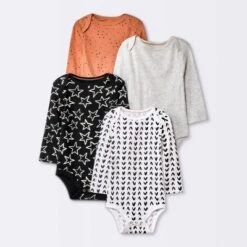 Baby 4pk Basic Orchard Fox Long Sleeve Bodysuit - Cloud Island™ Cream -Baby Products Series GUEST 8556988e fb9b 4f0c 8cab 4377a4182a43