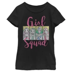 Girl's Disney Princess Girl Squad T-Shirt -Baby Products Series GUEST 8f0df348 5dbb 4b1a 8e20 99a2e93a063c