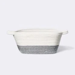 Square Coiled Rope Bin With Color Band - Cloud Island™ -Baby Products Series GUEST 98ecb9e4 a743 413d 90b2 3c7410fd4153