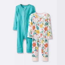 Baby Girls' 2pk Zip Romper - Cloud Island™ 9 Baby Girls' 2pk Zip Romper - Cloud Island™ -Baby Products Series GUEST a391e3e8 dab7 4876 a0c9 40c77d7834d2