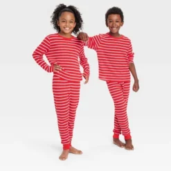 Kids' Striped Matching Family Thermal Pajama Set - Wondershop™ Red -Baby Products Series GUEST a4089d0a 181c 4221 aa30 b12b83c1695f