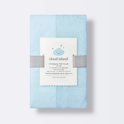 Wipeable Changing Pad Cover - Solid Blue - Cloud Island™ 2 Wipeable Changing Pad Cover - Solid Blue - Cloud Island™ - Image 2