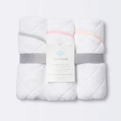 Changing Pad Liner White With Pink Edge - Cloud Island™ 3pk -Baby Products Series GUEST c0980ab8 a3f7 4465 9bf4 4a9997cb13de