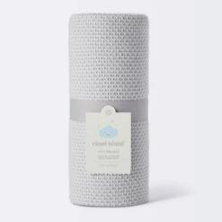 Seed Stitch Sweater Knit Baby Blanket - Gray - Cloud Island™ -Baby Products Series GUEST c46d3a9f a0d1 49c9 b801 2273bc1e5d10