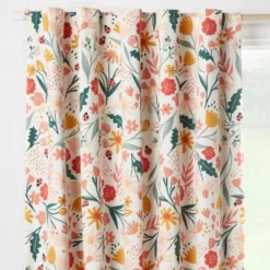 In The Garden Full Printed Blackout Kids' Curtain Panel - Pillowfort™ -Baby Products Series GUEST c779c679 0ab7 454a 9d62 8f3ad141a7bd