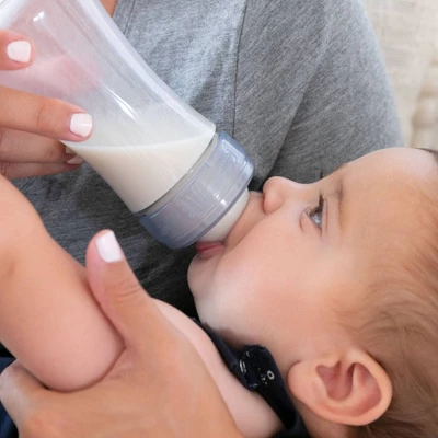 Chicco Duo Newborn Hybrid Baby Bottle Gift Set With Invinci-Glass Inside/Plastic Outside- Pink - 8pc 5 Chicco Duo Newborn Hybrid Baby Bottle Gift Set With Invinci-Glass Inside/Plastic Outside- Pink - 8pc - Image 5