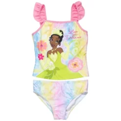 Disney Princesses,Princess Ariel Girls Tankini Top And Bikini Bottom Swim Set Little Kid To Big Kid -Baby Products Series GUEST d681350e 9a7c 4d95 b14e 74b41461c36c