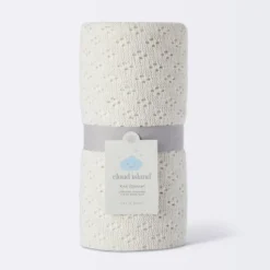 Seed Stitch Pointelle Baby Blanket - Cream - Cloud Island™ -Baby Products Series GUEST da5df995 ab8b 45b5 8101 3afcf6a48e1a