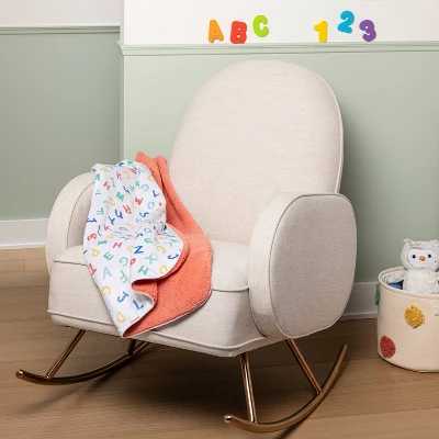 Velboa Blanket Alphabet - Cloud Island™ - Coral 1 Velboa Blanket Alphabet - Cloud Island™ - Coral