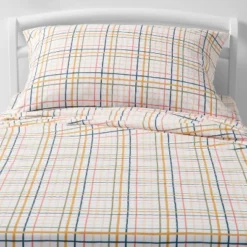 Plaid Print Cotton Kids' Sheet Set - Pillowfort™ 8 Plaid Print Cotton Kids' Sheet Set - Pillowfort™ -Baby Products Series GUEST dfc89128 ffe1 41dd b87e d8e45fac1447