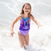 Disney Descendants Mal Evie Uma Girls Tankini Top And Bikini Bottom Swim Set Little Kid To Big Kid