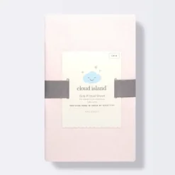 Polyester Rayon Jersey Fitted Crib Sheet - Cloud Island™ Light Pink -Baby Products Series GUEST e67a4114 4e11 4d4d 963a cf7b13967bcc