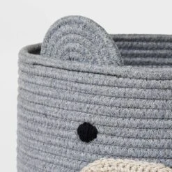 Coiled Rope Storage Bin Large Bear - Cloud Island™ -Baby Products Series GUEST e86c575c cd93 4a1b bc07 c161eb28c454