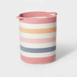 Striped Coiled Rope Kids' Storage Bin - Pillowfort™ -Baby Products Series GUEST eaec7bab 4cac 406d 83bf c814e15226a9