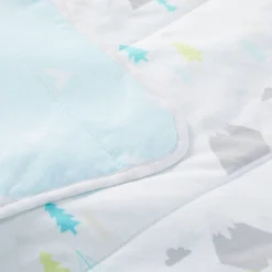 Jersey Knit Reversible Blanket Adventure Awaits - Cloud Island™ - Light Blue -Baby Products Series GUEST ed72f307 5baf 4a41 9395 4a210fd7ab84