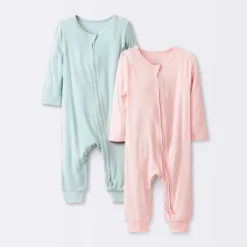 Baby Girls' 2pk Premium Romper - Cloud Island™ -Baby Products Series GUEST ee1fd830 5397 4a6e 9483 6230454733f3