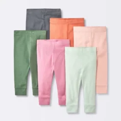 Baby 6pk Basic Pants - Cloud Island™ Coral Orange -Baby Products Series GUEST f2e3b16a 85ca 4a12 ac8d 6fdb68080b91