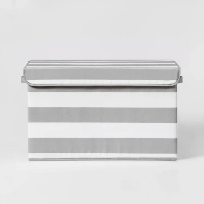 Large Rectangle Kids' Storage Striped Bin - Pillowfort™ 6 Large Rectangle Kids' Storage Striped Bin - Pillowfort™ - Image 6