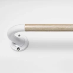 Blackout Kids' Curtain Rod Natural Wood/White - Pillowfort™ -Baby Products Series GUEST f86642de ab77 44ee b93d 8b481a4f4a58