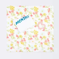 Muslin Blankets With Felt Frame Floral - Cloud Island™ -Baby Products Series GUEST ffc65034 a57e 4673 bdd9 231e3e4abdfd